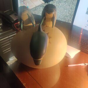 Sergio Bustamante Dolphin egg Sculpture